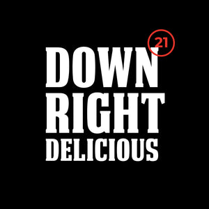 Down Right Delicious tagline of Pman the Chef seasonings