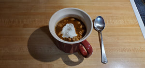 Amy and Matt's 10-minute Turkey Taco Chili (yes, we timed it)