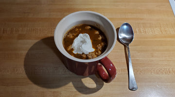 Amy and Matt's 10-minute Turkey Taco Chili (yes, we timed it)