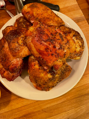 Pman's Stunning Chicken Thighs